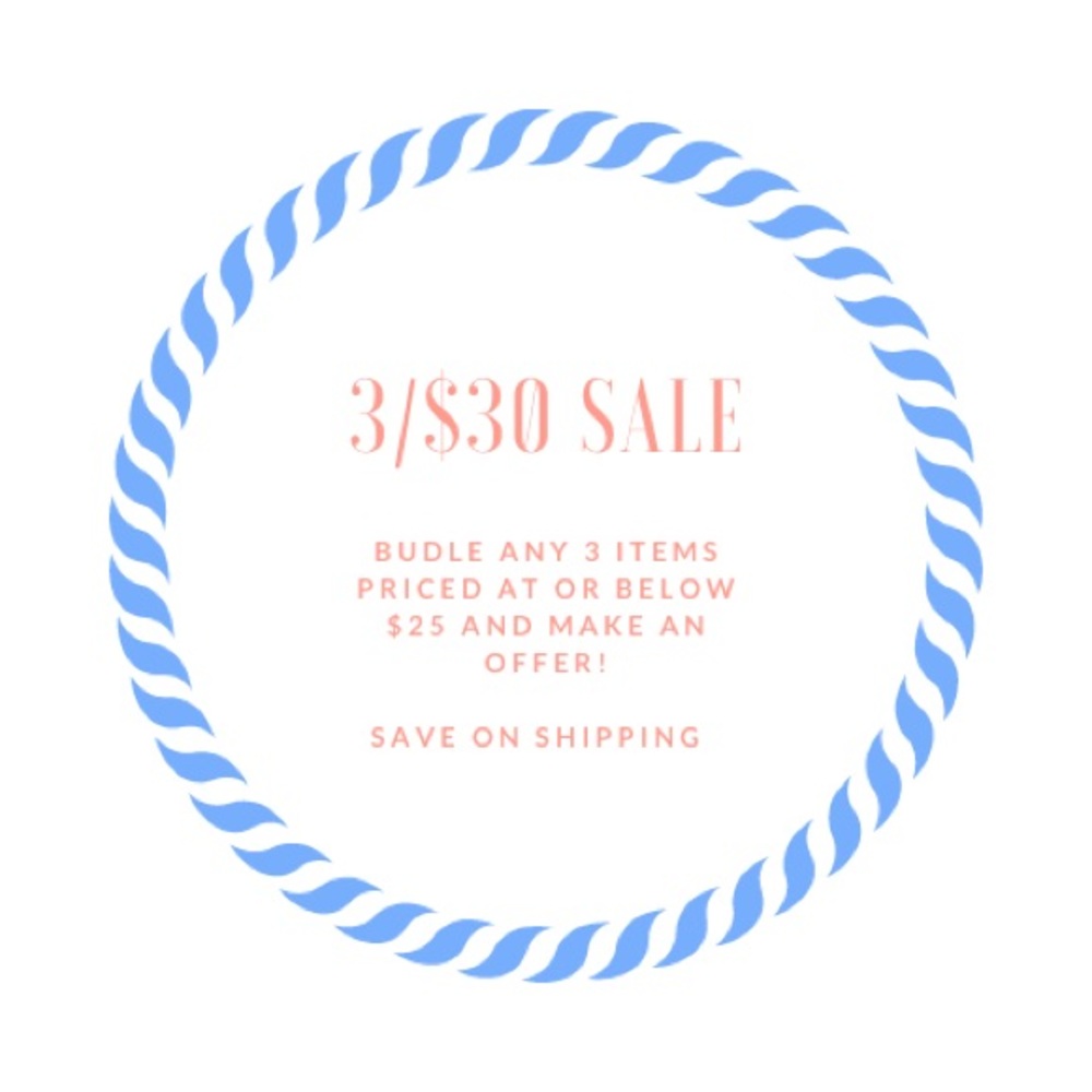 3/$30 Sale